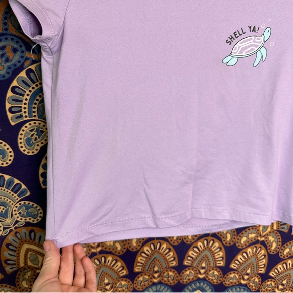 🐾free w/purchase🐾 lilac purple crop top - Picture 3 of 6